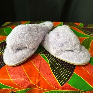 Women's Plush Light Purple Slippers